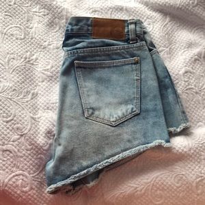 BRAND NEW High waisted denim shorts NEVER worn